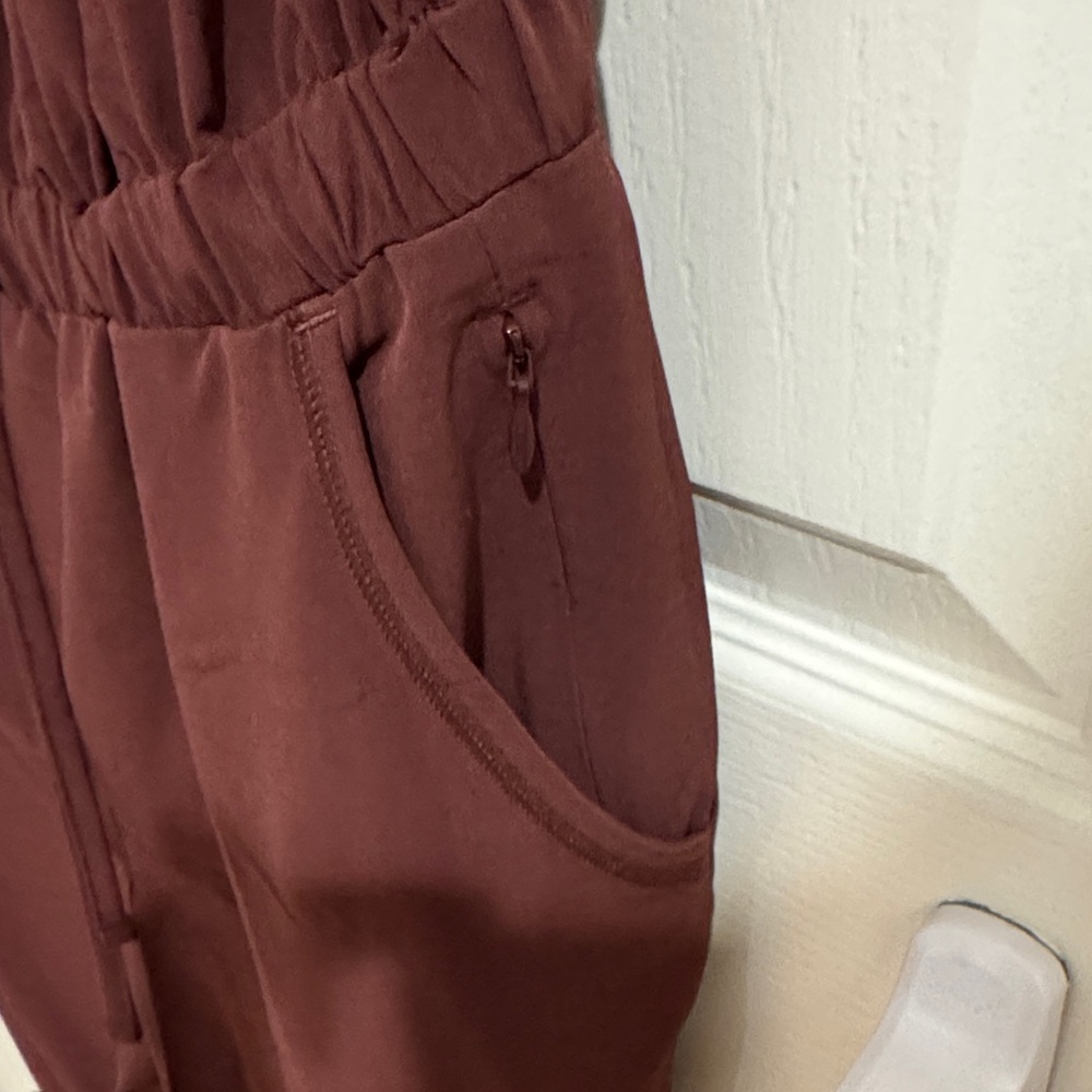 Prana Deep Red Jumpsuit - Picture 7 of 8